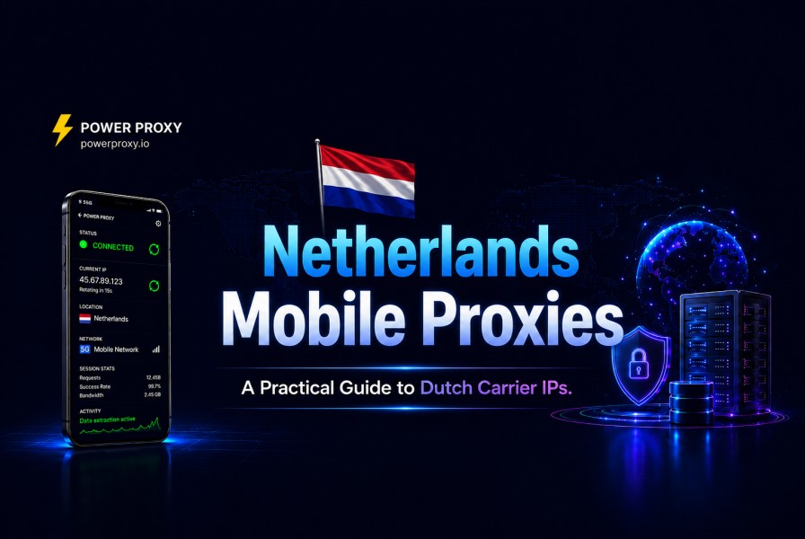 Netherlands Mobile Proxies: A Practical Guide to Dutch Carrier IPs