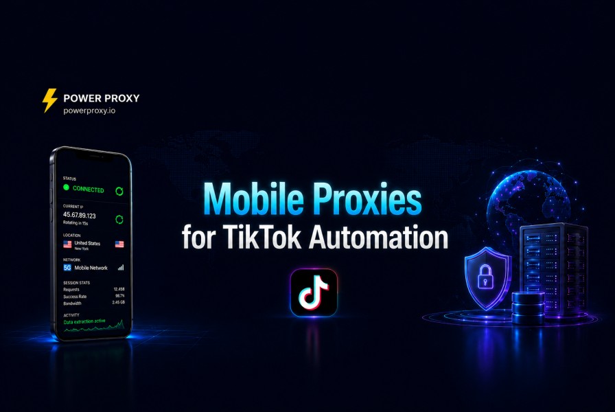 Mobile Proxies for TikTok Automation